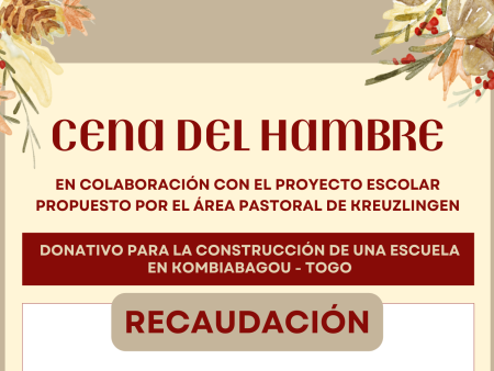 Total recaudado en la cena solidaria